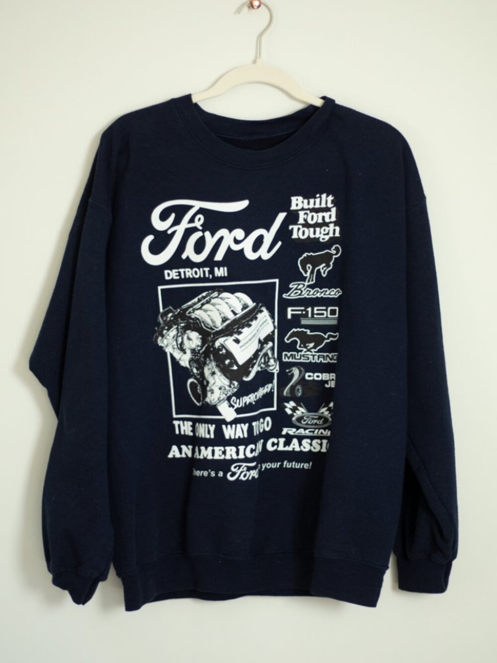 Vintage Ford Crewneck Sweatshirt | Built Ford Tough |  Medium